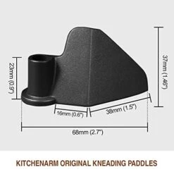 Non-Stick Bread Pan With Kneading Paddle For Kitchen Arm 2LB Vertical Bread Maker KA8520 KA8510 Teflon Coated - Custom Replacement Parts Fit ONLY Certain Vertical 2LB Bread Machines -KitchenAid Shop 41IfOlT4OzL