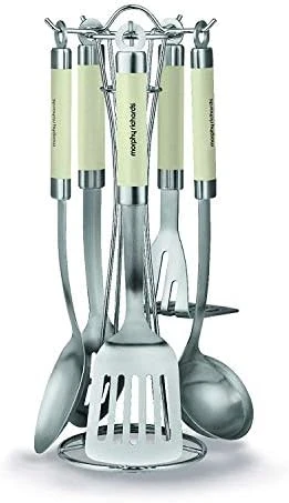 Morphy Richards Accents Tool Set, Stainless Steel, Ivory Cream, 5 Piece 8 Morphy Richards Accents Tool Set, Stainless Steel, Ivory Cream, 5 Piece - Image 6
