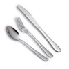 12-Piece Flatware Sets Dinner Knife Fork Spoon 3-Piece Place Setting Service For 4 Person Stainless Steel Mirror Polishing