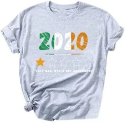 Meikosks 2020 Print T Shirt Ladies Short Sleeve Crewneck Tops Fashion Tee Basic Pullover 24 Meikosks 2020 Print T Shirt Ladies Short Sleeve Crewneck Tops Fashion Tee Basic Pullover -KitchenAid Shop 41J48rPLVCL. AC