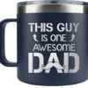 Gifts For Dad From Daughter, Son For Fathers Day - Dad Gifts From Daughter, Son - Cool Gifts For Dad, Husband, Men, Grandpa - New Dad Gifts - Men Gifts - Dad Birthday Gift - Funny Dad Mug 14 Oz, Navy