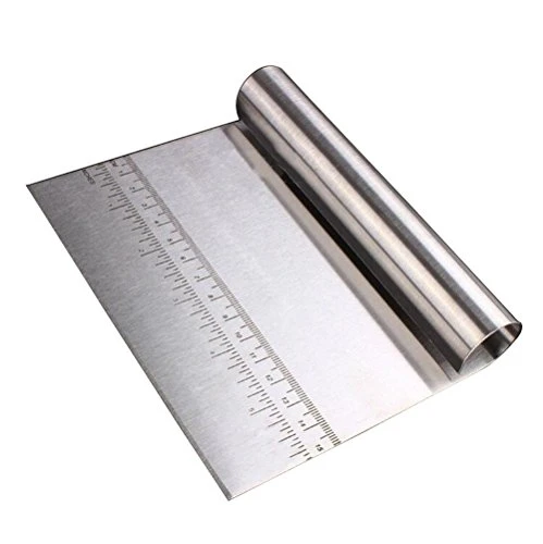 Eoocvt Stainless Steel Dough Scraper Cake Pizza Cutter Pastry Bread Separator Scale Knife 4 Eoocvt Stainless Steel Dough Scraper Cake Pizza Cutter Pastry Bread Separator Scale Knife - Image 2