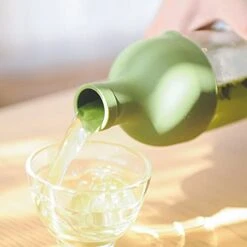 Hario Filter-In Cold Brew Tea Bottle Cold Brew Tea Maker 750mL, Olive Green -KitchenAid Shop 41JHSabesGS