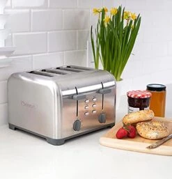 40605 4-Slice Toaster With Dual Controls In Stainless Steel -KitchenAid Shop 41JNFJWNvsS