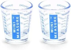 Mini Measure Heavy Glass, 20-Incremental Measurements Multi-Purpose Liquid And Dry Measuring Shot Glass, Black 31 Mini Measure Heavy Glass, 20-Incremental Measurements Multi-Purpose Liquid And Dry Measuring Shot Glass, Black -KitchenAid Shop 41JTHvkNoLL. AC