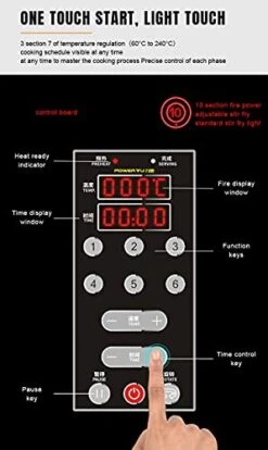 Automatic Intelligent Stirring Cooker Robot Chinese Auto 9L Capacity Induction Cooker For Restaurant Hotel -KitchenAid Shop 41JaS1D3mnL