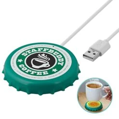 Coffee Mug Warmer,Electric Beverage Warmers For Heating Coffee, Beverage, Milk, Tea And Hot Chocolate(Green)