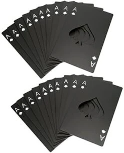 Bottle Opener, Yoption 10Pcs Stainless Steel Credit Card Size Beer Bottle Opener Cap For Wedding Party Groomsmen Bridesmaid Gifts -KitchenAid Shop 41JcblhH78L. AC