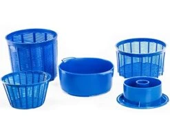 Set 4 Brie Goat Ricotta Cheese Mold Basket 1KG Camembert Cheese Mold Drainer - Blue Cheese Making Set Kit Molds Sheep - Blue Cheese Maker Hard Cheese Making Kit Hacer Queso