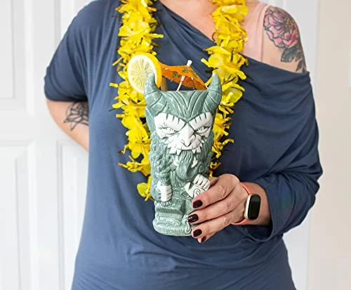 Krampus Ceramic Mug | Tumbler Cocktail Glasses, Tropical Drinkware For Home Barware Set | Holiday Horror Movie Gifts And Collectibles | Holds 18 Ounces 4 Krampus Ceramic Mug | Tumbler Cocktail Glasses, Tropical Drinkware For Home Barware Set | Holiday Horror Movie Gifts And Collectibles | Holds 18 Ounces - Image 2