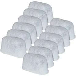 12-Pack Of Cuisinart Compatible Replacement Charcoal Water Filters For Coffee Makers - Fits All Cuisinart Coffee Makers