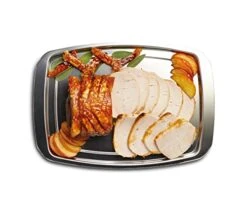 Spiked Carving Tray, Stainless Steel, Silver, 38 X 26.5cm -KitchenAid Shop 41JrjmIlqFL