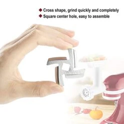 IVict 2 Pack Stainless Steel Knife Cutter Meat Grinder Blade Cutter Replacement For Size 5 Electric Meat Grinder/Stand Mixer Machinery Parts -KitchenAid Shop 41Jskgw2WOL