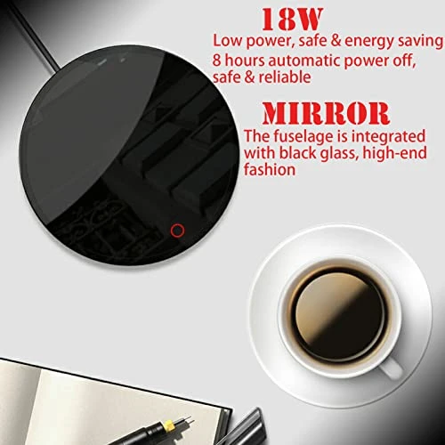 Mart Coffee Mug Warmer,SAINSWIN 2-Setting Coffee Cup Warmer For Office,Electric Mug Warmer For Tea,Coffee,Beverage,Milk,Cup Warmer Heating Plate Is For People (NO Mug Included) 4 Mart Coffee Mug Warmer,SAINSWIN 2-Setting Coffee Cup Warmer For Office,Electric Mug Warmer For Tea,Coffee,Beverage,Milk,Cup Warmer Heating Plate Is For People (NO Mug Included) - Image 2