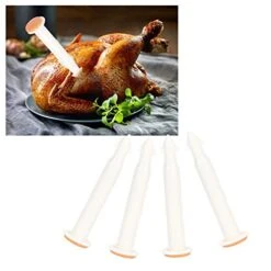 Pcs Poultry Thermometer Roasted Chicken Disposable Temperature Meter For Cooking Turkey Chicken Beef Cooking Meat Pop Out Up Poultry Timer -KitchenAid Shop 41JvlR5weKL