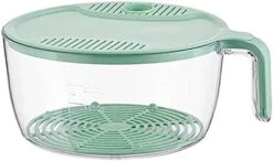 FEMUN Vegetable Washer，Fruit Washer，Salad Spinner，Salad Spinners Best Rated，Salad Spinner Large，Lettuce Spinner，Clear Grip With Cover, Suitable For Vegetables, Fruits, Household, Kitchen. -KitchenAid Shop 41Jy6BWjXJL. AC