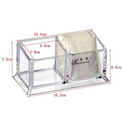 Acrylic Tea Bags Holder Coffee Sugar Bag Case Guest Room Storage Boxes - Holder For Tea Bags, Small Packets, Sweeteners,Sugar Packet, Coffee, Condiment (L16.6*W8.2*H7.5cm) 14 Acrylic Tea Bags Holder Coffee Sugar Bag Case Guest Room Storage Boxes - Holder For Tea Bags, Small Packets, Sweeteners,Sugar Packet, Coffee, Condiment (L16.6*W8.2*H7.5cm) -KitchenAid Shop 41K6GVaAu0L