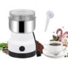 Moongiantgo 200W Electric Coffee Grinder With Stainless Steel Blade & Cup, Multifunctional Grinding Machine For Coffee Beans, Spices, Rice, Seeds, Grains, Small Brush & Spoon Included,110V
