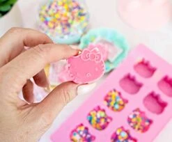 Sanrio Hello Kitty Flexible Silicone Mold Ice Cube Tray In Character Shapes | Reusable Ice Mold For Freezer -KitchenAid Shop 41KF13UH2WL