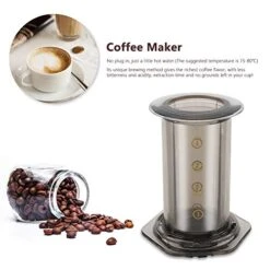 Coffee Maker Kit Mini Manual Burr Coffee Grinder With Filter Paper Portable Espresso Making Set Great For Commuter, Camping, Outdoors And Office -KitchenAid Shop 41KGZLVK6uL