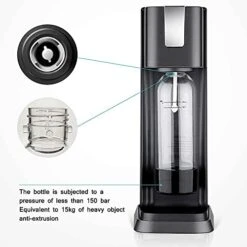Soda Water Machine Milk Tea Shop Commercial Bubble Water Machine Portable Home Homemade Beverage Soda Bubble Machine -KitchenAid Shop 41KLESDrUQL