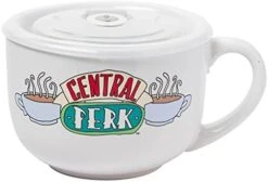 FRIENDS Central Perk Black Ceramic Mug Oversized For Coffee, Soup, 24 Ounces -KitchenAid Shop 41KPUg3dDyL. AC