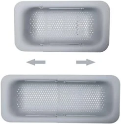 Collapsible Colander Over The Sink Drain Strainer Basket, Expandable Fruits And Vegetables Wash Kitchen Sink Strainer, Muzpz Multifunctional Retractable Plastic Kitchen Sink Strainer Basket(Grey) 15 Collapsible Colander Over The Sink Drain Strainer Basket, Expandable Fruits And Vegetables Wash Kitchen Sink Strainer, Muzpz Multifunctional Retractable Plastic Kitchen Sink Strainer Basket(Grey) -KitchenAid Shop 41KQBJp3EIL. AC