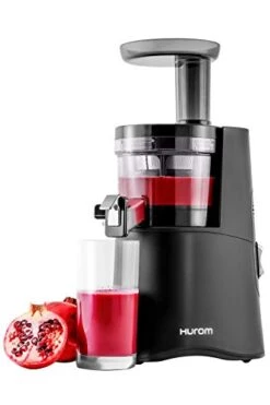 H-AA Slow Juicer (RENEWED) (Black) - Electronic Juicer Machine Slow Squeeze Technology Retains Nutrients - Healthy Living - Slim Design - 1 YEAR WARRANTY -KitchenAid Shop 41KWjna2CAL 1