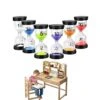 Hour Glass With Sand Colorful Sand Timer For Kids Clock Games Brush One's Teeth Time Management Home Decorations For Living Room Table Decor (6 Pack) -KitchenAid Shop 41KebLWsmML