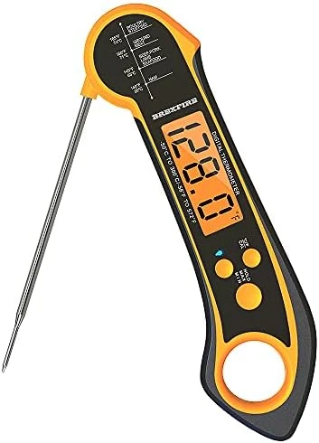 Digital Meat Thermometer For Cooking Waterproof Instant Read Food Thermometer With Backlight, Built-in Magnet, Calibration, And Long Foldable Probe For Kitchen Deep Fry Grill BBQ Candy 9 Digital Meat Thermometer For Cooking Waterproof Instant Read Food Thermometer With Backlight, Built-in Magnet, Calibration, And Long Foldable Probe For Kitchen Deep Fry Grill BBQ Candy - Image 7