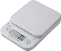 KF-200 WH Cooking Scale, Kitchen Scale, Cooking, Digital, 4.4 Lbs (2 Kg), 0.04 Oz (1 G), White