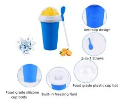 Lushie Cup,Slushie Maker Cup,Magic Quick Frozen Smoothies Cup, Slushie Machine For Home Squeeze Slushie Cup, Diy Slushie Maker Cup Gifts 11 Lushie Cup,Slushie Maker Cup,Magic Quick Frozen Smoothies Cup, Slushie Machine For Home Squeeze Slushie Cup, Diy Slushie Maker Cup Gifts -KitchenAid Shop 41Kxd5v9qGL