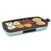 Dash Deluxe Everyday Electric Griddle With Dishwasher Safe Removable Nonstick Cooking Plate For Pancakes, Burgers, Eggs And More, Includes Drip Tray + Recipe Book, 20” X 10.5”, 1500-Watt - Aqua -KitchenAid Shop 41L9o1PfF7L