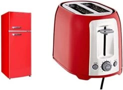 FRIGIDAIRE EFR753-PLATINUM EFR753, 2 Door Apartment Size Refrigerator With Freezer, Retro Chrome Handle, 7.5, Silver & BLACK+DECKER EM720CB7 Digital Microwave Oven 700W, Stainless Steel, 0.7 Cu.ft 25 FRIGIDAIRE EFR753-PLATINUM EFR753, 2 Door Apartment Size Refrigerator With Freezer, Retro Chrome Handle, 7.5, Silver & BLACK+DECKER EM720CB7 Digital Microwave Oven 700W, Stainless Steel, 0.7 Cu.ft -KitchenAid Shop 41LDAyrm2bL. AC