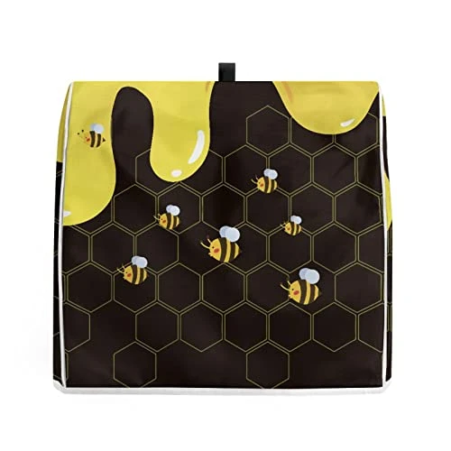 Veniyate Honey Bee Print Mixer Dust Cover Dust-proof Stand Mixer Covers With Side Pocket Universal Blender Cover Kitchen Appliance Covers For Blender Accessories 4 Veniyate Honey Bee Print Mixer Dust Cover Dust-proof Stand Mixer Covers With Side Pocket Universal Blender Cover Kitchen Appliance Covers For Blender Accessories - Image 2