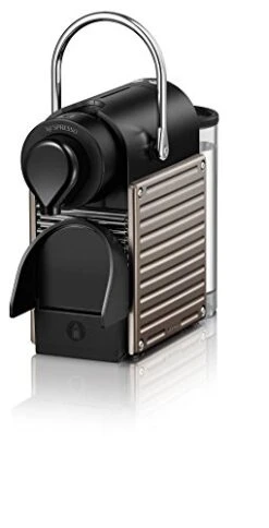 Nespresso Pixie Espresso Maker, 24oz Electric Titan (Discontinued Model) -KitchenAid Shop 41LL1E400aL
