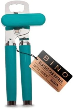 Stainless Steel Can Opener - Aqua | Bottle & Can Opener Manual | HandHeld Can Opener | Utility Can Opener | Can Opener With Sharp Blades Smooth Edge | Can Opener Handle | Kitchen Accessories -KitchenAid Shop 41LLt2mVS2L. AC