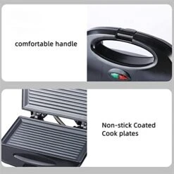 Mbj Bread Maker Sandwich Bread Machine Oven Electric Barbecue Steak Breakfast Machine Frying Pan Barbecue Plate 8 Mbj Bread Maker Sandwich Bread Machine Oven Electric Barbecue Steak Breakfast Machine Frying Pan Barbecue Plate -KitchenAid Shop 41LN5Rm0wjL