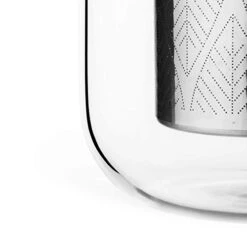 IVA Minima Eva Infuser Tea Mug Glass/Hazy Blue- 400 Ml / 14 Oz -KitchenAid Shop 41LOt8U8ZuL