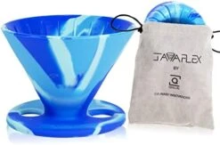 The Original JavaFlex Premium Foldable Silicone Pour Over Coffee Maker And Storage Pouch. Uses #2 V60 Cone Coffee Filters -KitchenAid Shop 41LW7fzQ59L. AC
