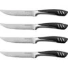Serrated Steak Knife Set | Meat Knife Set BBQ, Meat Knife For Table | Sharp Knife Set, Dinner Knives, Gourmet Steak Knives, Black Knife Set | Serrated Steak Knives Set Of 4 -KitchenAid Shop 41LX7yDNpwL