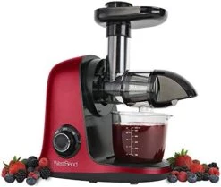 Juicer Cold Press Masticating Extractor Machine Features Quiet Motor Anti-Clog Reverse Function Nutrient Preserving For Juicing Fruits Vegetables And All Greens, 150-Watts, White 14 Juicer Cold Press Masticating Extractor Machine Features Quiet Motor Anti-Clog Reverse Function Nutrient Preserving For Juicing Fruits Vegetables And All Greens, 150-Watts, White -KitchenAid Shop 41LYa6l5XKL. AC