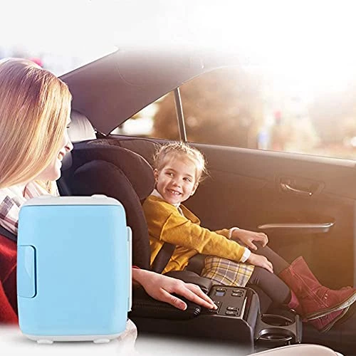 TONPOP Mini Fridge, 5-Liter Capacity Cooler/Warmer, Single Door Mini Fridge Freezer For Cars, Road Trips, Homes, Offices&Dorms 6 TONPOP Mini Fridge, 5-Liter Capacity Cooler/Warmer, Single Door Mini Fridge Freezer For Cars, Road Trips, Homes, Offices&Dorms - Image 4
