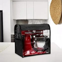 Baoblaze Kitchen Mixer Cover Kitchen Appliance Scratch Resistant Easy To Clean Accessory Organizer Bag Cover Stand Mixer Dust Cover, Black