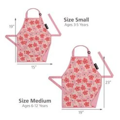 Urban Infant Little Helper Kids Apron - Children's Cooking Art Gardening - Toddler Boys And Girls - Poppies -KitchenAid Shop 41LnkYFeF7L