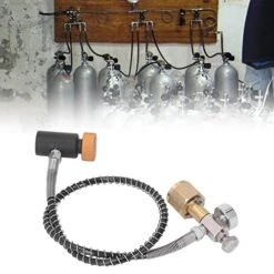 Soda Machine Adaptor, 24in Stainless Steel Brass Soda Maker Parts Corrosion Resistance Safe For Liquid Transport(CGA320 To TR21-4) -KitchenAid Shop 41Lnq0fhoWL