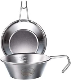 CAMPINGMOON 1pc Stainless Steel Camping Sierra Cup 310ml With 1pc Colander S-220/S-213 -KitchenAid Shop 41M0cJ4ZGgL. AC