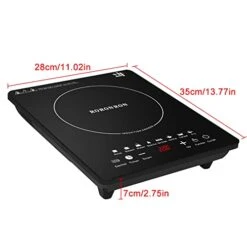 2200W Portable Induction Cooktop Electric Cooktop Countertop Burner Electric Induction With LCD Touch Screen Sensor And Digital Timer -KitchenAid Shop 41M5BpQGMJL