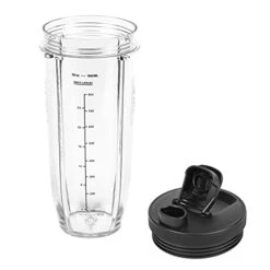 Ninja 32 Oz Tritan Cups With Sip & Seal Lids. Compatible With BL480, BL490, BL640, & BL680 Auto IQ Series Blenders (Pack Of 2) 9 Ninja 32 Oz Tritan Cups With Sip & Seal Lids. Compatible With BL480, BL490, BL640, & BL680 Auto IQ Series Blenders (Pack Of 2) -KitchenAid Shop 41M5xlMyvJL