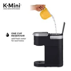 Keurig® K-Mini Single-Serve K-Cup Coffee Maker, Black And Keurig Standalone Milk Frother, Black -KitchenAid Shop 41M6rMLusBL